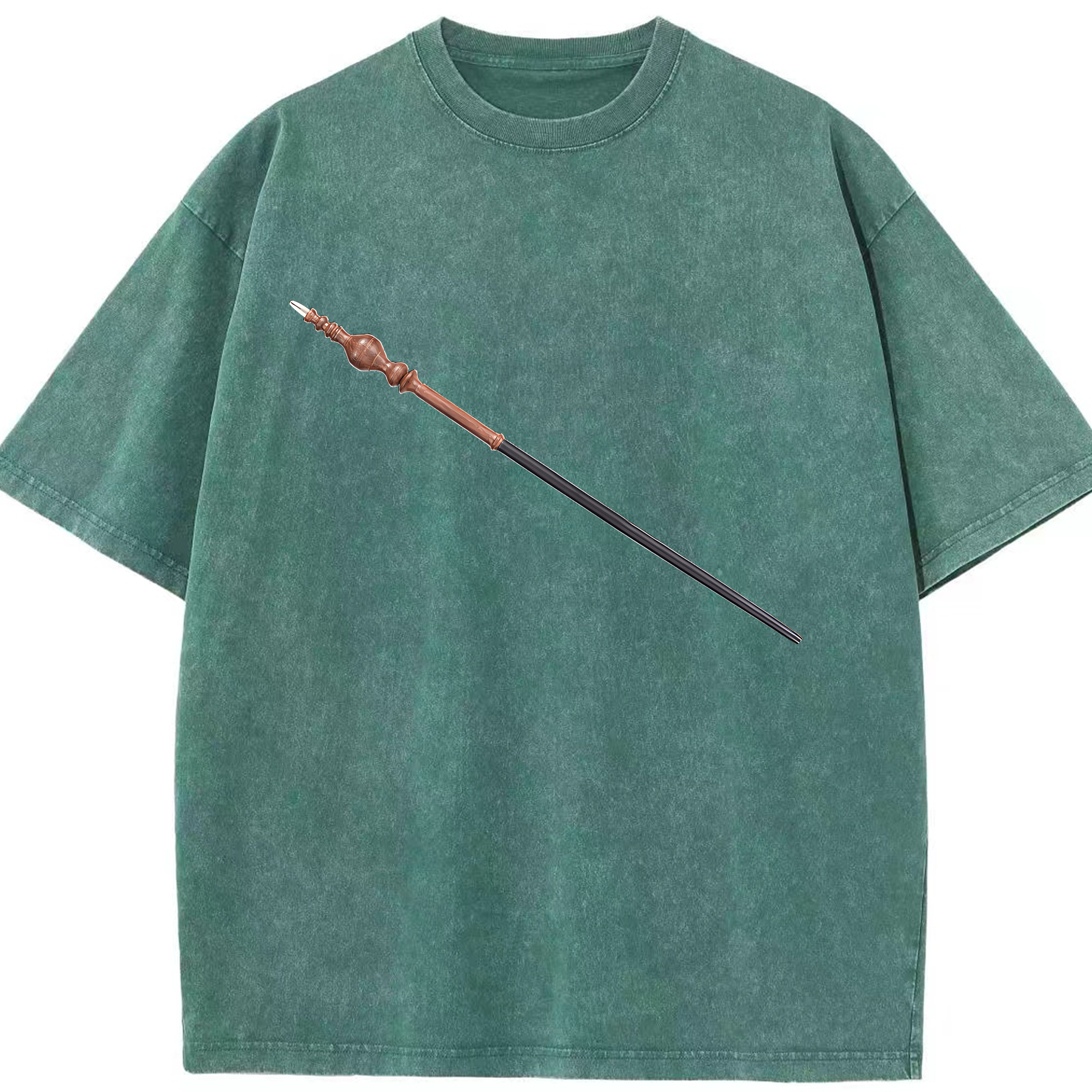 （画像用） Harry Potter ハリー・ポッターシリーズ 綿100% ヴィンテージ風 半袖Tシャツ（フロントプリント）